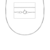 Collier en or blanc 18 carats, env. 4,50 grammes - MVB073BB